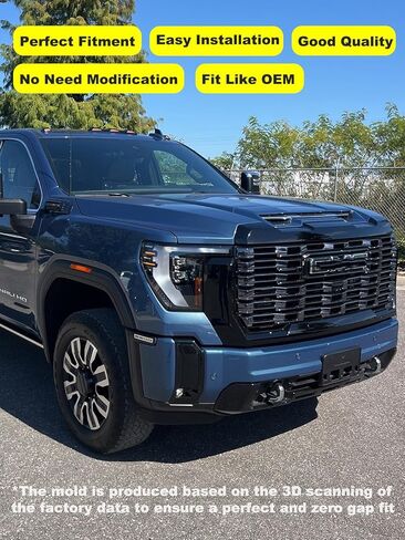 إطار لوحة الترخيص الأمامي FASTCHE متوافق مع 2024 2025 2026 GMC Sierra 2500 HD 3500 HD المصد الأمامي لوحة الترخيص حامل استبدال # 85650574 GM1068257 in Saudi Arabia
