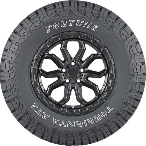 Fortune Tormenta A/T2 A/T All-Terrain Off-Road Light Truck Radial Tire-LT245/70R17 245/70/17 245/70-17 119/116S Load Range E LRE 10-Ply OWL Outlined White Letters in Kuwait