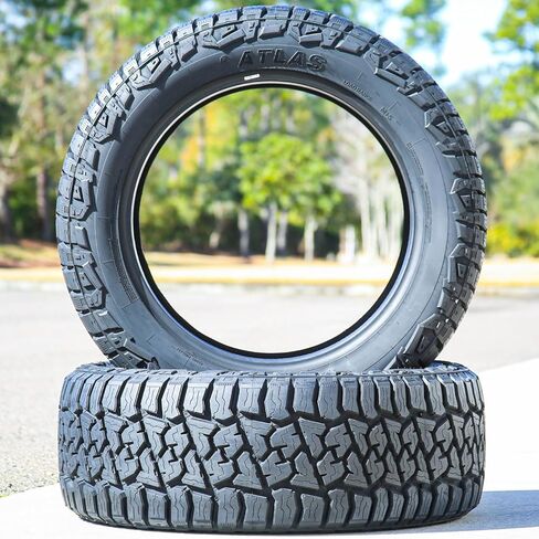 إطار نصف قطري للشاحنة الخفيفة للطرق الوعرة Atlas Priva R/T All-Terrain Mud-LT285/60R20 285/60/20 285/60-20 125/122Q نطاق التحميل E LRE 10 طبقات BSW جدار جانبي أسود in Saudi Arabia