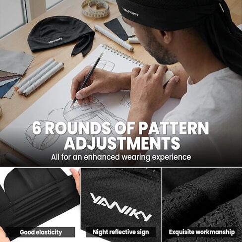 Do rag Bandanas للرجال، قبعات جمجمة قابلة للتنفس، خرق الندى للنساء، أغطية رأس تبريد، بطانة خوذة تبريد Durag in Saudi Arabia