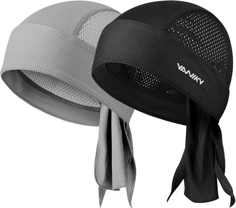 Do rag Bandanas للرجال، قبعات جمجمة قابلة للتنفس، خرق الندى للنساء، أغطية رأس تبريد، بطانة خوذة تبريد Durag in Saudi Arabia