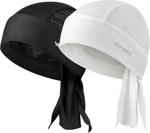 Do rag Bandanas للرجال، قبعات جمجمة قابلة للتنفس، خرق الندى للنساء، أغطية رأس تبريد، بطانة خوذة تبريد Durag in Saudi Arabia