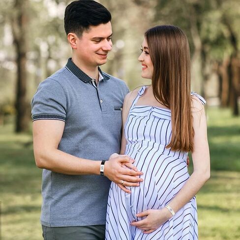 Bible Verse Bracelets, 2PCS Christian Bracelets, Elastic Jesus Bracelet with NFC Scan for Women Men Teens Gifts in Kuwait