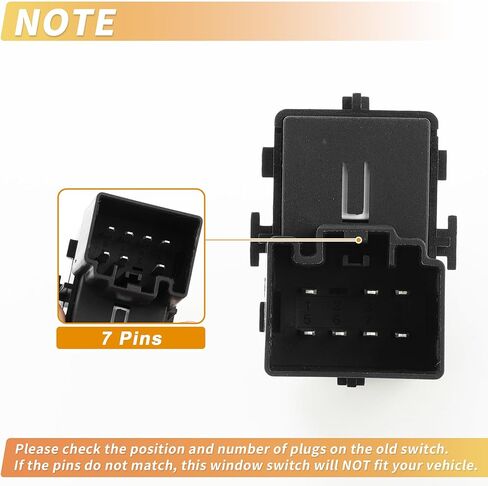 X AUTOHAUX Power Window Switch No.BB5Z14529AB Window Control Switch for Ford Explorer Taurus Police Interceptor Sedan Front Right Passenger Side Black in Saudi Arabia
