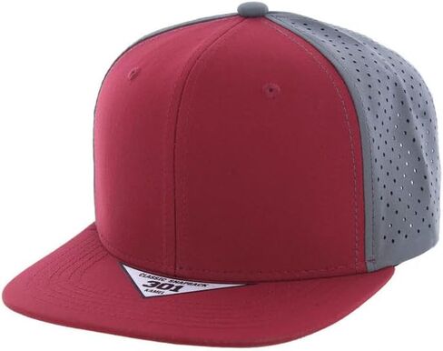 K301DP Kamel 6 لوحة مسطحة بيل هيدرو الأداء Snapback قبعة سائق الشاحنة قبعة بيسبول قابلة للتعديل in Kuwait