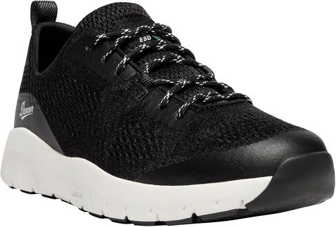 حذاء Danner Run Time 3 بوصات أسود/أبيض ESD للنساء - خفيف الوزن، مقاوم للانزلاق، مقدمة آمنة، أحذية عمل مريحة in Saudi Arabia