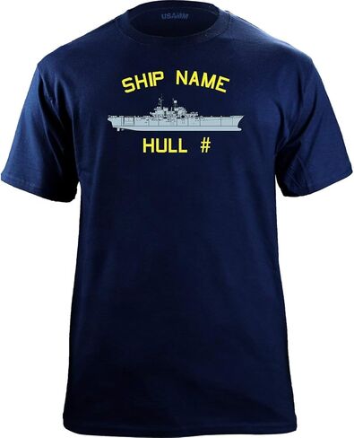 Customizable Active U.S Navy Ship Class T-Shirt in Saudi Arabia