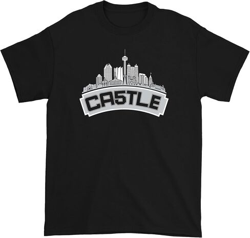 FerociTees Mens San Antonio Castle 5 T-Shirt in Kuwait