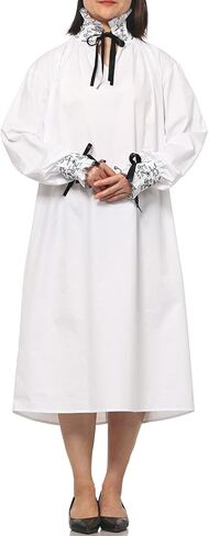 Renaissance Chemise for Women Cotton Medieval Dress Victorian Underdress for Halloween LARP Party in Kuwait