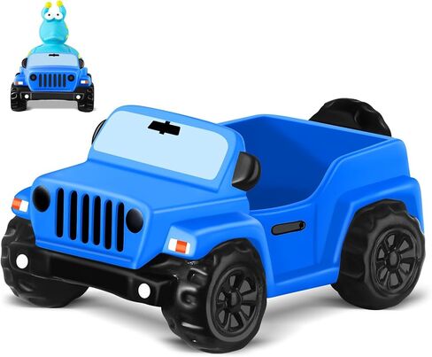 Jeep for Rubber Ducks, 3.5 Inch Jeep Toy Match Most 2 in Rubber Ducks, Jeep Toy for Jeep Dashboard Decorations Accessory Jeep Duck Collection Christmas Birthday Gifts(Green) in Kuwait