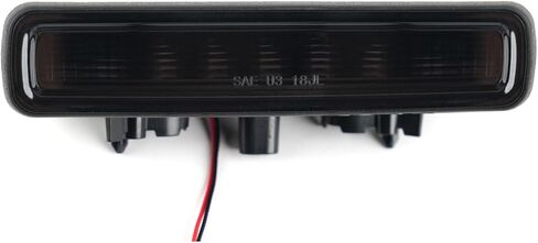 LED 3rd Brake Light Tail High Mount Stop Lights Replacement for 2018-2024 2025 Jeep Wrangler JL 4XE Accessories, Smoked Lens Rear High Centre Third Brake Light, Black Housing in Kuwait