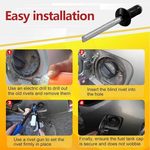 Fuel Door & General Purpose Specialty Rivet Compatible with Toyota Lexus 90269-06017 90269-A0005 10pcs in Kuwait