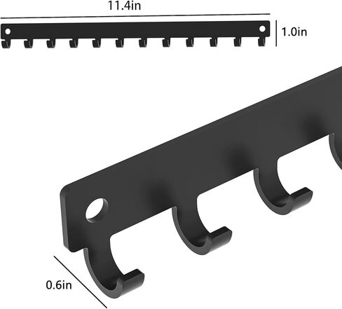 حامل القلادة ومنظم مع 12 خطافًا - شماعة القلادة للحائط in Kuwait