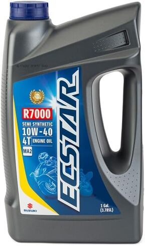 زيت محرك سوزوكي موتور يو إس إيه ECSTAR R7000 شبه صناعي 10W40، 1 جالون - 990A0-01E30-01G in Saudi Arabia