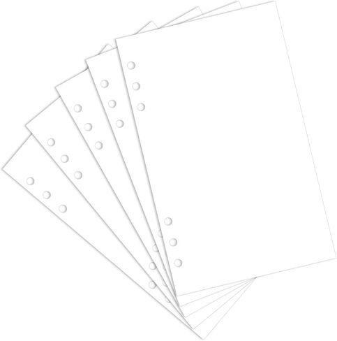 60 Sheets Blank Release Paper Binder Refills, A5 Sticker Sheets Release Paper Reusable Sticker Sheet Pocket Sheet Protectors Double Sided Plastic Sleeves for Binder Refill Photo Card Stickers in Saudi Arabia