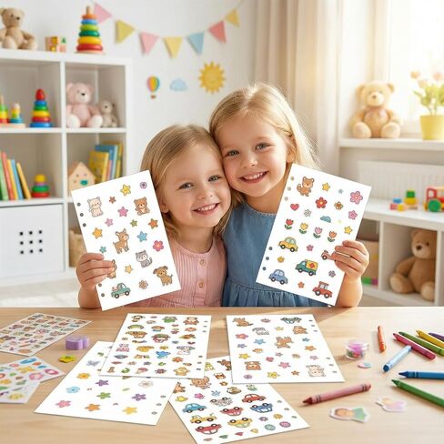 60 Sheets Blank Release Paper Binder Refills, A5 Sticker Sheets Release Paper Reusable Sticker Sheet Pocket Sheet Protectors Double Sided Plastic Sleeves for Binder Refill Photo Card Stickers in Saudi Arabia