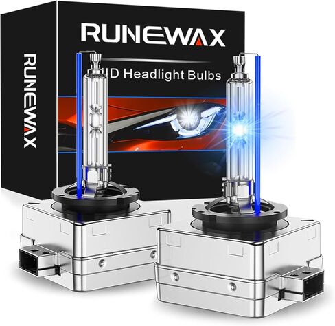 D3S Xenon Bulbs for 2014 2015 2016 2017 2018 2019 Chevy Camaro SS RS LT LS Corvette Projector HID Headlights Only, 8000K Blue White 35W OEM Replacement 13587843 4300K D3SC1, 2-Pack in Kuwait