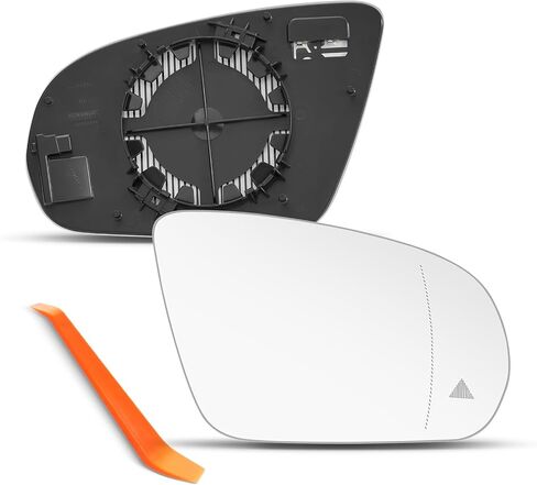 Driver Side BSD Mirror Compatible with 2019 2020 Mercedes Benz A220 W177 W178, 2020 CLA250 C117 C118, Mercedes Benz A Class CLA, Left Side Mirrors with Heated, Blind Spot in Kuwait