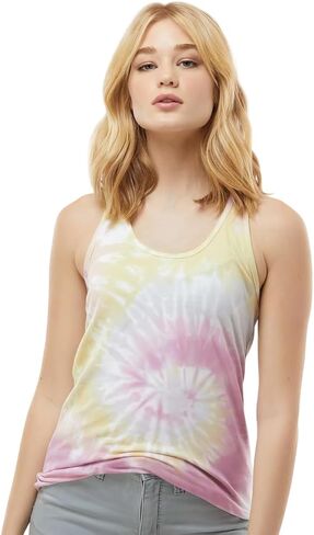 Colortone Tie Dye Racerback Tank for Ladies in Kuwait