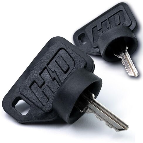 (2 Pk) John Deere Ignition Switch Key for TCA22740 TCA15075 AM101561 + Free Carabiner - HD Switch Compatible with John Deere in Saudi Arabia