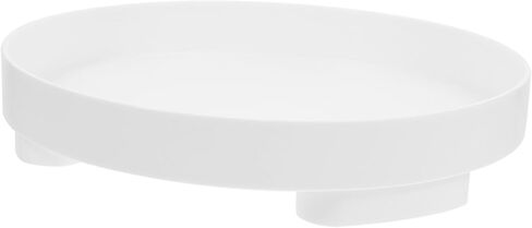 minkissy Round Makeup Tray Stylish Jewelry Organizer Sturdy Plastic Perfume Tray for Countertop Key and Trinket Storage for Home and Travel in Saudi Arabia