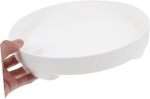 minkissy Round Makeup Tray Stylish Jewelry Organizer Sturdy Plastic Perfume Tray for Countertop Key and Trinket Storage for Home and Travel in Saudi Arabia