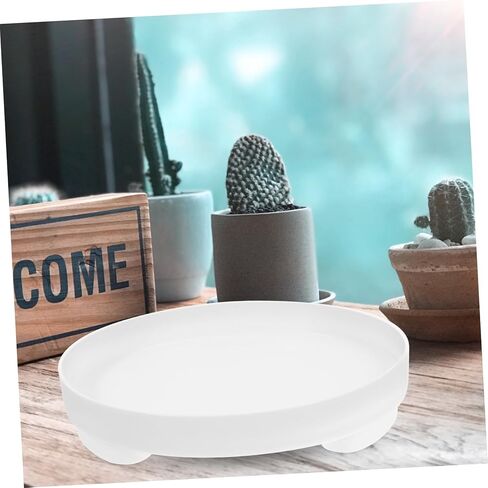 minkissy Round Makeup Tray Stylish Jewelry Organizer Sturdy Plastic Perfume Tray for Countertop Key and Trinket Storage for Home and Travel in Saudi Arabia
