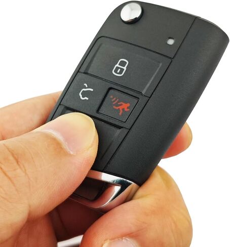 4 Button Replacement Key Fob Cover fit for VW 2016-2017 Golf Polo GTI 2018 2019 Tiguan Keyless Entry Key Fob Shell in Saudi Arabia
