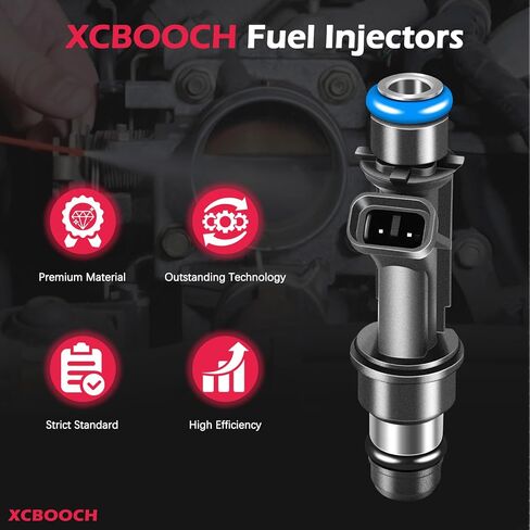 Fuel Injectors Set of 6 Compatible with Buick for LeSabre Park Avenue Regal, for Chevy for Camaro Impala Monte Carlo, for Pontiac for Bonneville Firebird Grand Prix, Replace 12586551 FJ313 in Kuwait