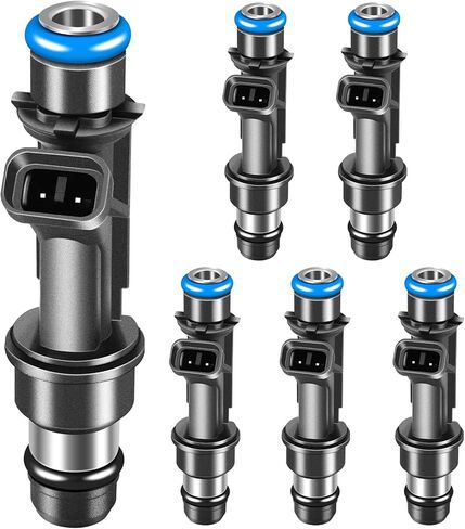 Fuel Injectors Set of 6 Compatible with Buick for LeSabre Park Avenue Regal, for Chevy for Camaro Impala Monte Carlo, for Pontiac for Bonneville Firebird Grand Prix, Replace 12586551 FJ313 in Kuwait