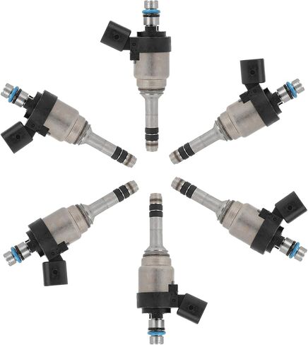 6Pcs ROADFAR Fuel Injectors Fit for 2014-2017 for Hyundai Azera,2014-2016 for Hyundai Genesis Coupe,2014-2018 for Hyundai Santa Fe,2015-2016 for Kia Cadenza,2015-2016 for Kia Sedona 84512117 in Saudi Arabia