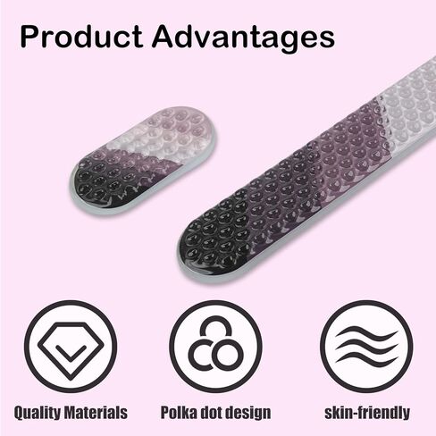 مسند معصم جل للوحة المفاتيح والماوس - مسند معصم مريح للوحة مفاتيح الكمبيوتر، جل تبريد، راحة ودعم للكتابة والألعاب، مجموعة باللون الأسود الكاكي in Kuwait