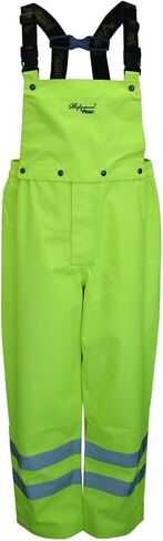 Viking Men's Professional Journeyman 300D Trilobal Rip-Stop Waterproof and Windproof Hi-Vis Safety Rain Bib Pants in Saudi Arabia