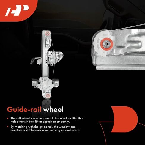 A-Premium Electric Power Window Regulator with Motor Compatible with Cadillac ATS 2013-2018, Rear Right Passenger Side in Saudi Arabia
