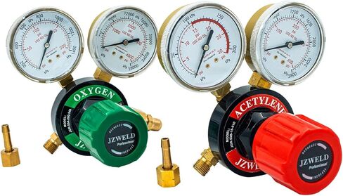Oxygen Acetylene Regulator Set, Welding Cutting Torch Regulators Oxygen &Acetylene Gauges,Oxygen&Acetylene Regulator Combo（CGA540 and CGA200） in Saudi Arabia
