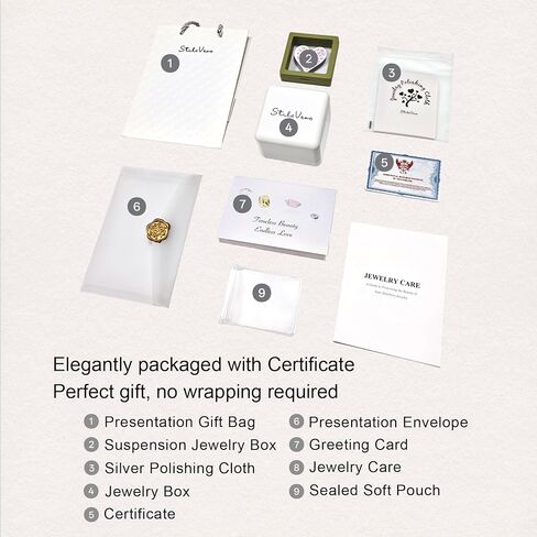 Pearl Pendant Necklace for Women, Freshwater Cultured Single Pearl Necklace with Moissanite Accents, Dainty Gold Necklace for Women, 18K Gold Plated Sterling Silver, Pearl Jewelry Gift for Her Anniversary Birthday in Kuwait