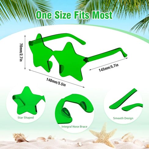 Pibupibu 36 Pcs Rimless Heart/Star/Butterfly/Flame/Cateye Party Sunglasses Bulk for Women Men, Fun Bachelor Party Glasses in Saudi Arabia