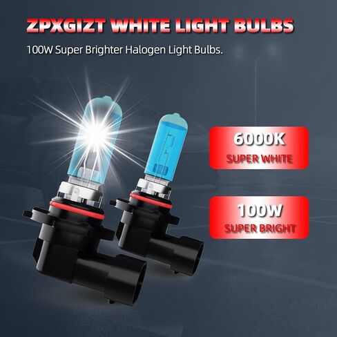Light Bulbs Fit For Chevy Trailblazer 2000-2005, High Performance Halogen Headlight Bulb And License Plate Lights Combo, 9005 9006 880 High Low Beam Fog Lights, 6000K White Light, Pack of 8 in Saudi Arabia
