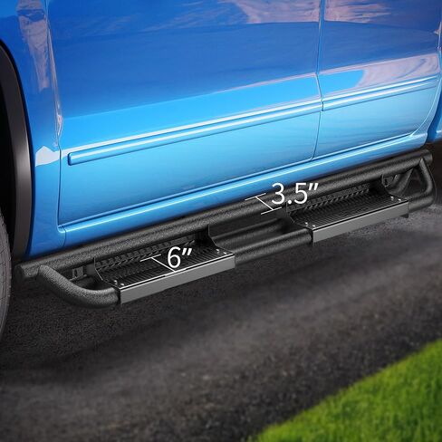 AUTOSAVER88 Running Boards Compatible with 2019-2026 RAM 1500 Crew Cab Paintable Side Steps Rail Drop Nerf Bars Black in Saudi Arabia