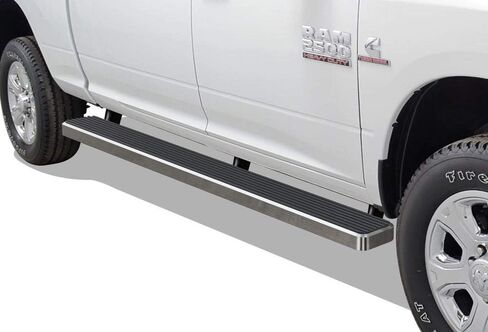 Tuxtreme Running Boards 6 inches Compatible with Ram 2500 3500 2010-2026 Mega Cab 304 Stainless Steel (Nerf Bars Side Steps Side Bars)(86in D2D Short Version) in Kuwait