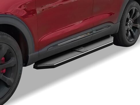Tuxtreme 6-inch (Black Stainless Steel Powder Coated Flat Style) Running Boards Side Bars Side Steps Compatible with Ford Explorer 2020-2026 Sport Utility 4-Door in Kuwait