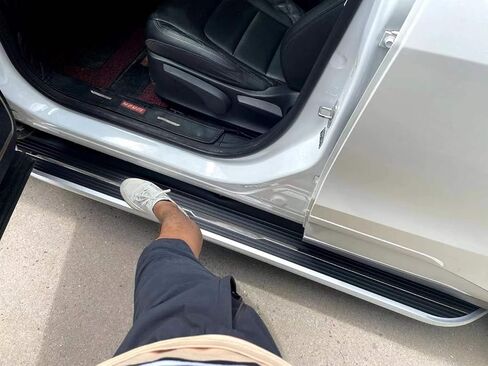 2PCS Fixed Side Steps| No Drill | SUV Accessories Fit for Buick Enclave 2025 2026 Running Board Padel Step Bar Aluminum Car Modification(with Bracket) YYY in Kuwait