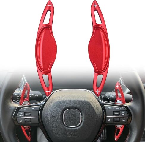 تمديد عجلة القيادة من ألياف الكربون متوافق مع Honda Civic Accord CR-V Pilot 2023 2024 2025 ملحقات غطاء ممتد لمجداف ناقل الحركة in Kuwait