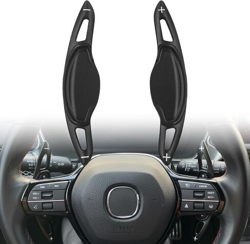 تمديد عجلة القيادة من ألياف الكربون متوافق مع Honda Civic Accord CR-V Pilot 2023 2024 2025 ملحقات غطاء ممتد لمجداف ناقل الحركة in Kuwait