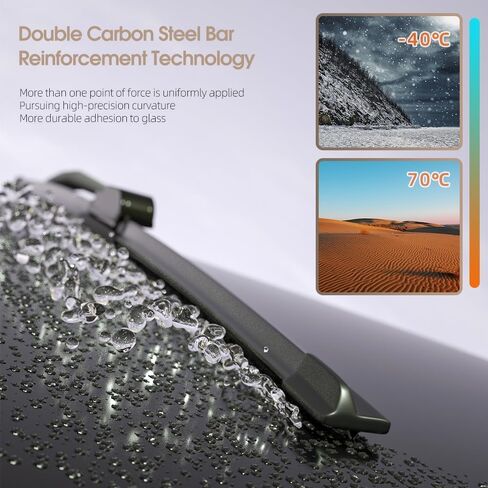 Compatible With Kia K5 2021-2024 Front Windshield Wipers Water Repellent Available in All-Seasons OEM Quality Set of 2 (Driver & Passenger Side) 26"+16" J/U Hook in Saudi Arabia