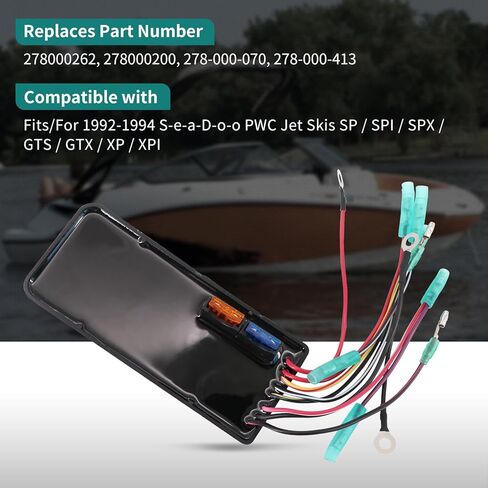 Dokili CDI MPEM Ignition Module Box for Sea-Doo SP SPI SPX GTS GTX XP XPI 1992-1994 278000070 278000200 278000262 278000413 Electrical Control Unit in Saudi Arabia