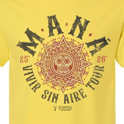 MANÁ Official Tour Vivir Sin Aire T-Shirt in Saudi Arabia