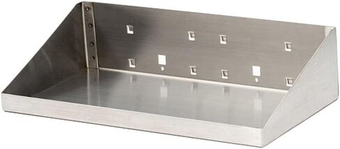 Triton Products 56120-SLV LocHook Shelf with Garment Hanger, 12" x 10", Silver in Saudi Arabia