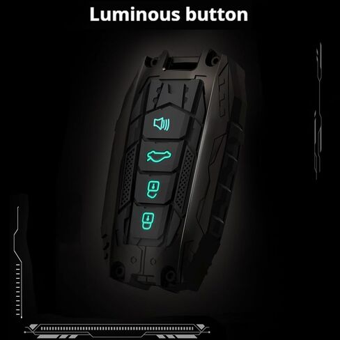 واقي مفتاح السيارة لسيارة Toyota Tundra 2022-2025 C-Style متوافق مع Venza/Sequoia (عبوة واحدة) in Kuwait