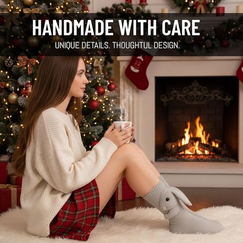 زوج واحد من جوارب الحيوانات ثلاثية الأبعاد، جوارب معانقة للحيوانات للرجال والنساء، جوارب جديدة ناعمة ومريحة، مثالية للارتداء اليومي، الطقس البارد، تقديم الهدايا، الاسترخاء في المنزل in Kuwait